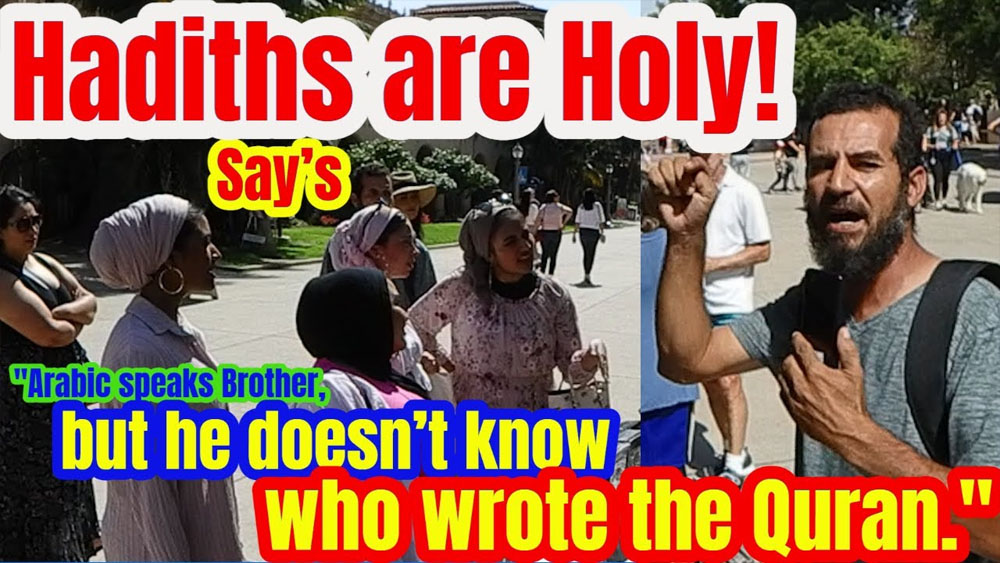 Hadiths are Holy!  Say, 